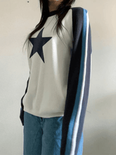 Pullover mit Raglanärmeln und Sternenmuster